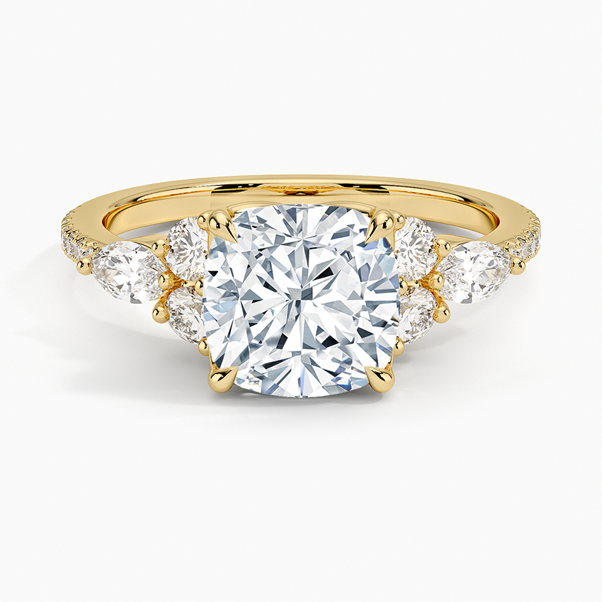 Luxe Nadia Pavé Diamond Engagement Ring