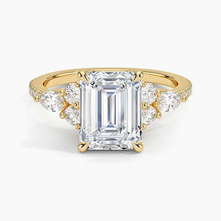 Luxe Nadia Pavé Diamond Engagement Ring