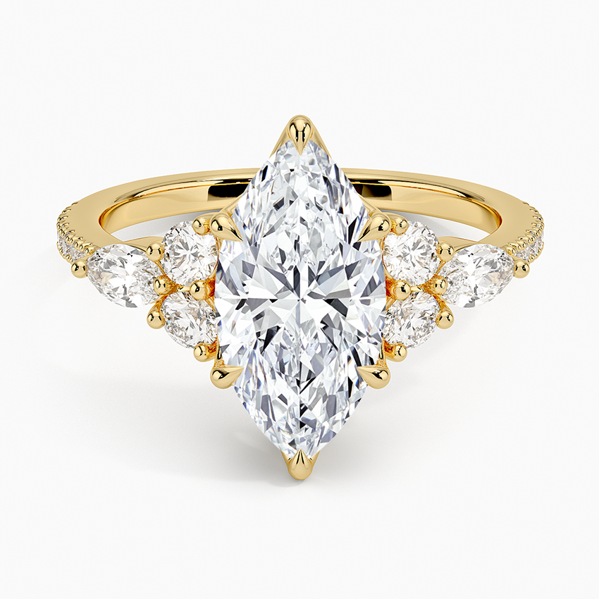 Luxe Nadia Pavé Diamond Engagement Ring