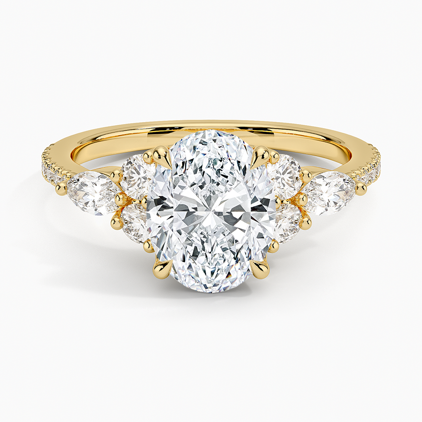 Luxe Nadia Pavé Diamond Engagement Ring