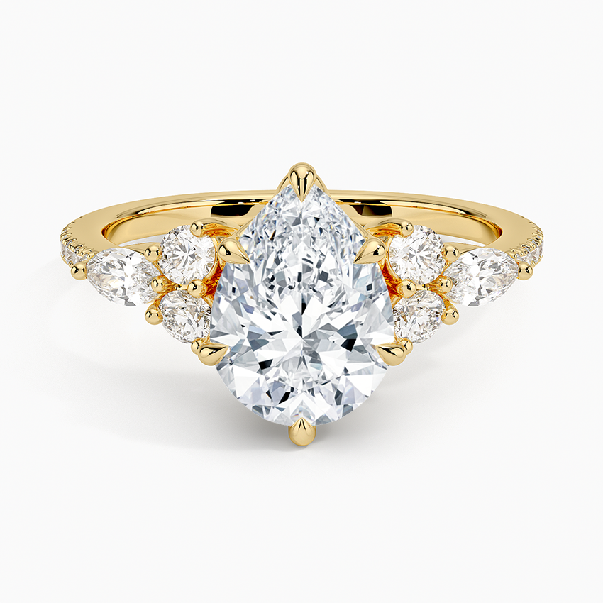 Luxe Nadia Pavé Diamond Engagement Ring