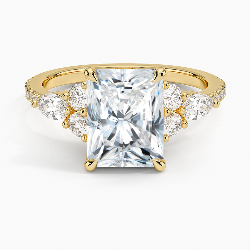 Luxe Nadia Pavé Diamond Engagement Ring