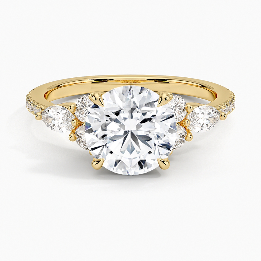 Luxe Nadia Pavé Diamond Engagement Ring