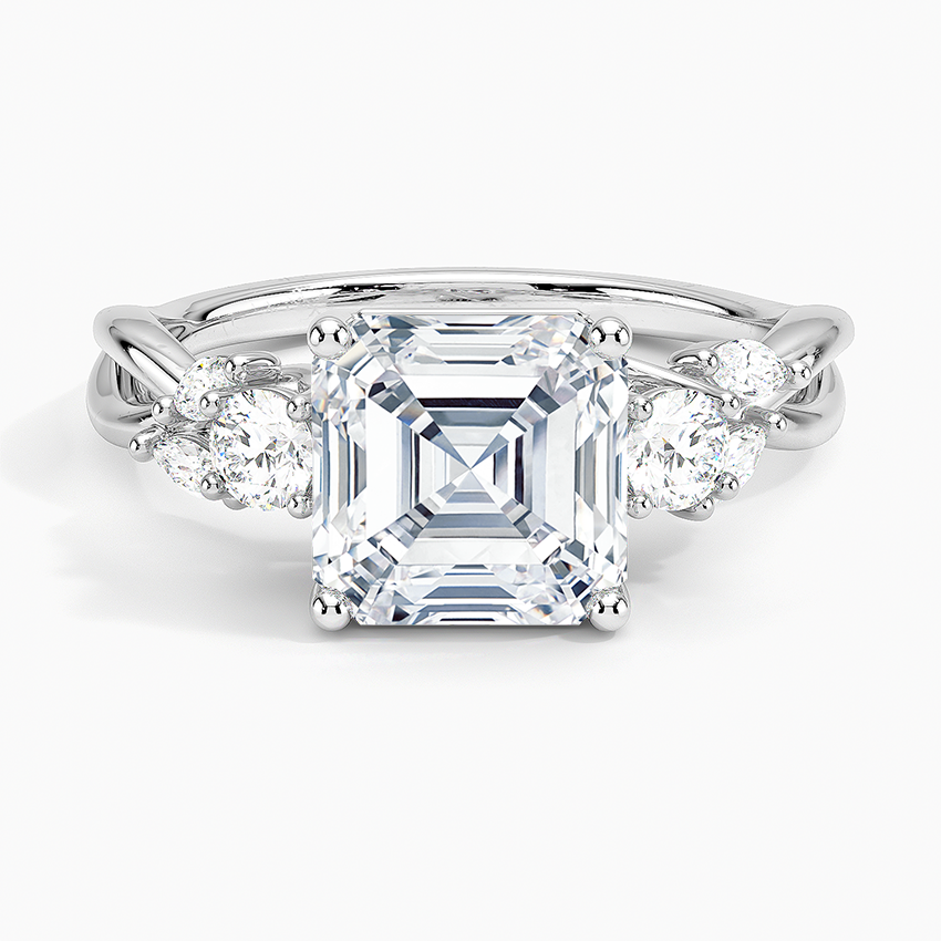 Willow Three Stone Diamond Engagement Ring