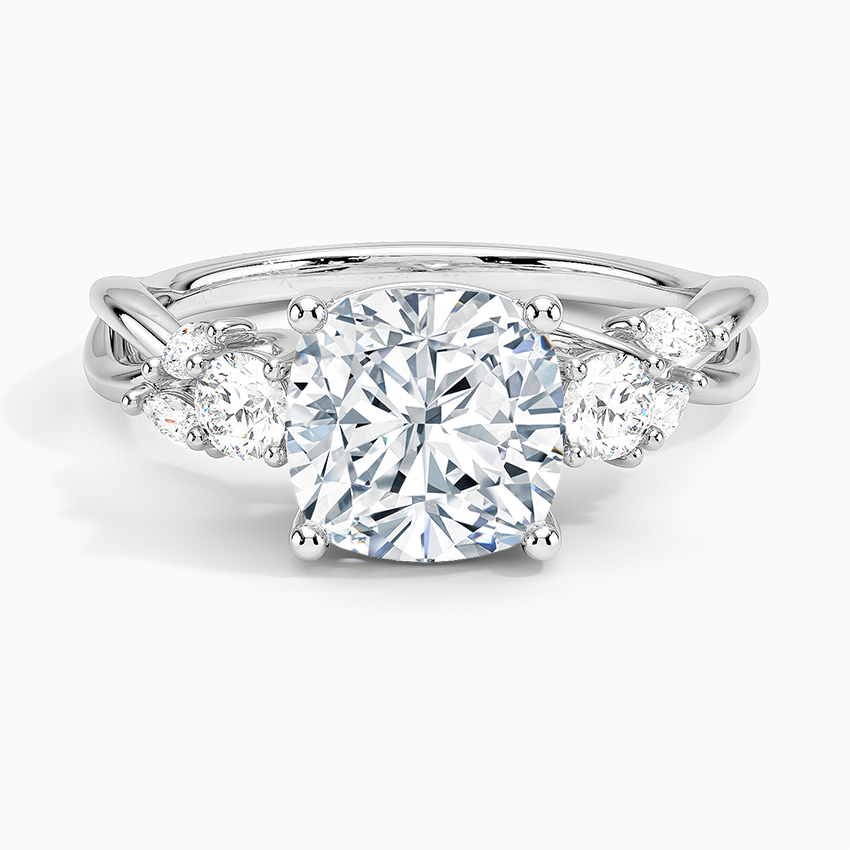 Willow Three Stone Diamond Engagement Ring