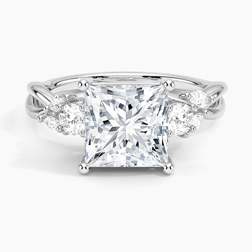 Willow Three Stone Diamond Engagement Ring