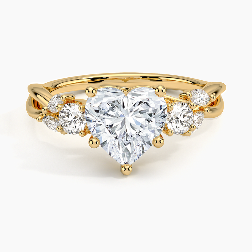 Willow Three Stone Diamond Engagement Ring