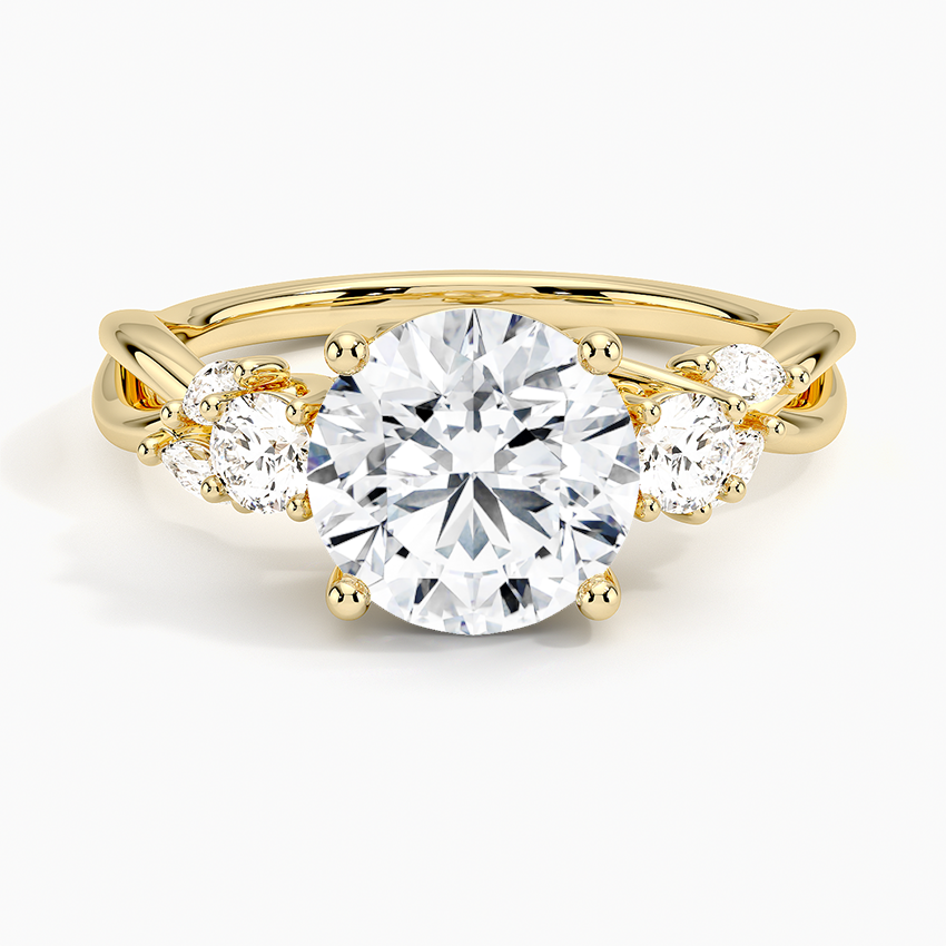 Willow Three Stone Diamond Engagement Ring