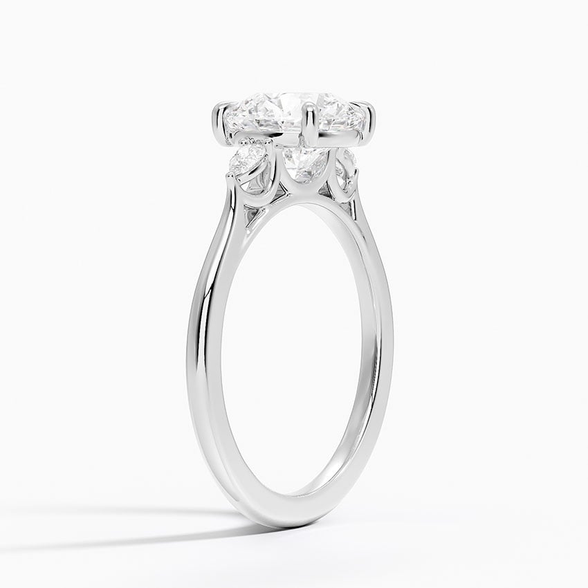 Aria Perfect Fit Three Stone Diamond Engagement Ring