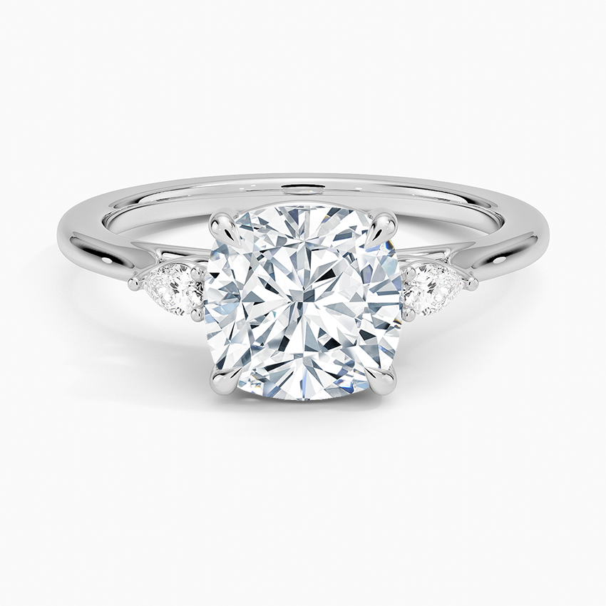 Aria Perfect Fit Three Stone Diamond Engagement Ring