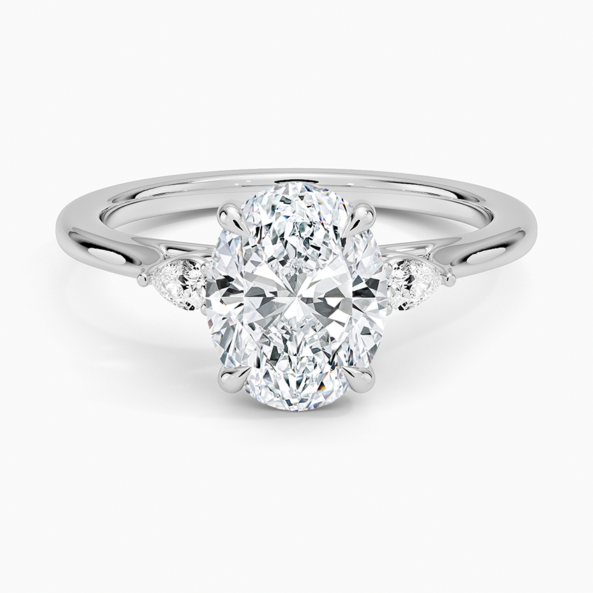 Aria Perfect Fit Three Stone Diamond Engagement Ring