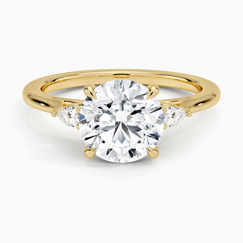 Aria Perfect Fit Three Stone Diamond Engagement Ring