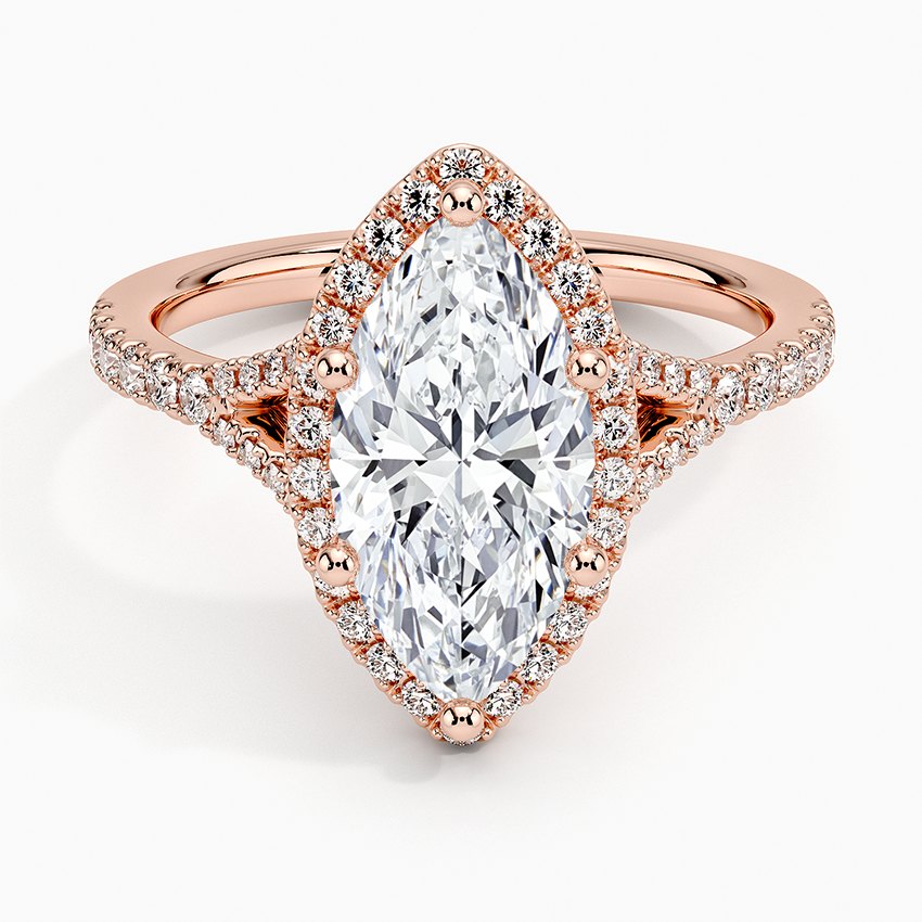 Joy Half-Coverage Diamond Engagement Ring