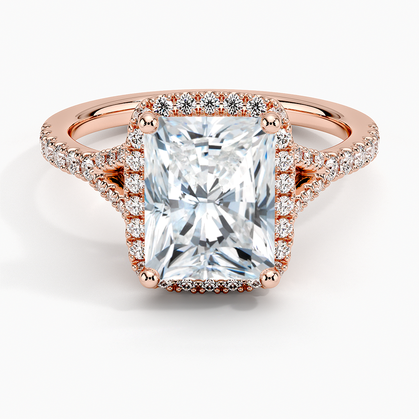 Joy Half-Coverage Diamond Engagement Ring