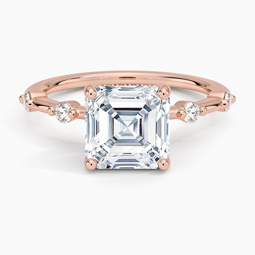 Aimee Hidden Halo Diamond Engagement Ring