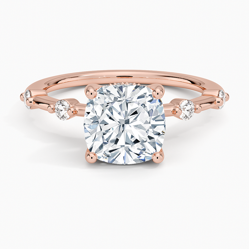 Aimee Hidden Halo Diamond Engagement Ring