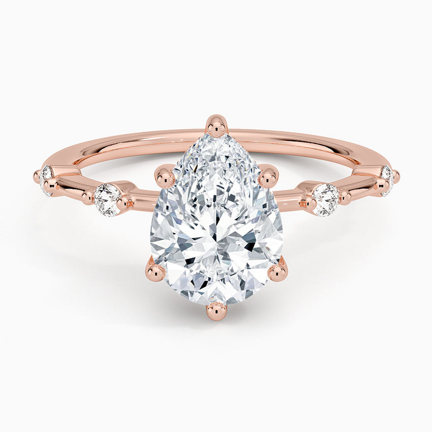 Aimee Hidden Halo Diamond Engagement Ring