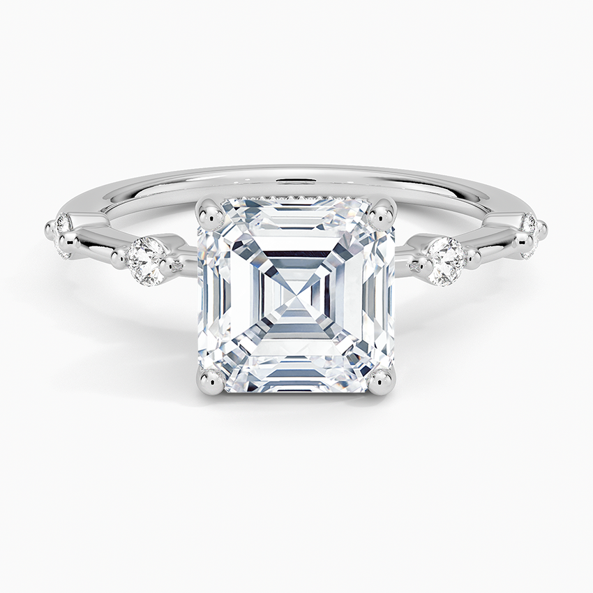 Aimee Hidden Halo Diamond Engagement Ring