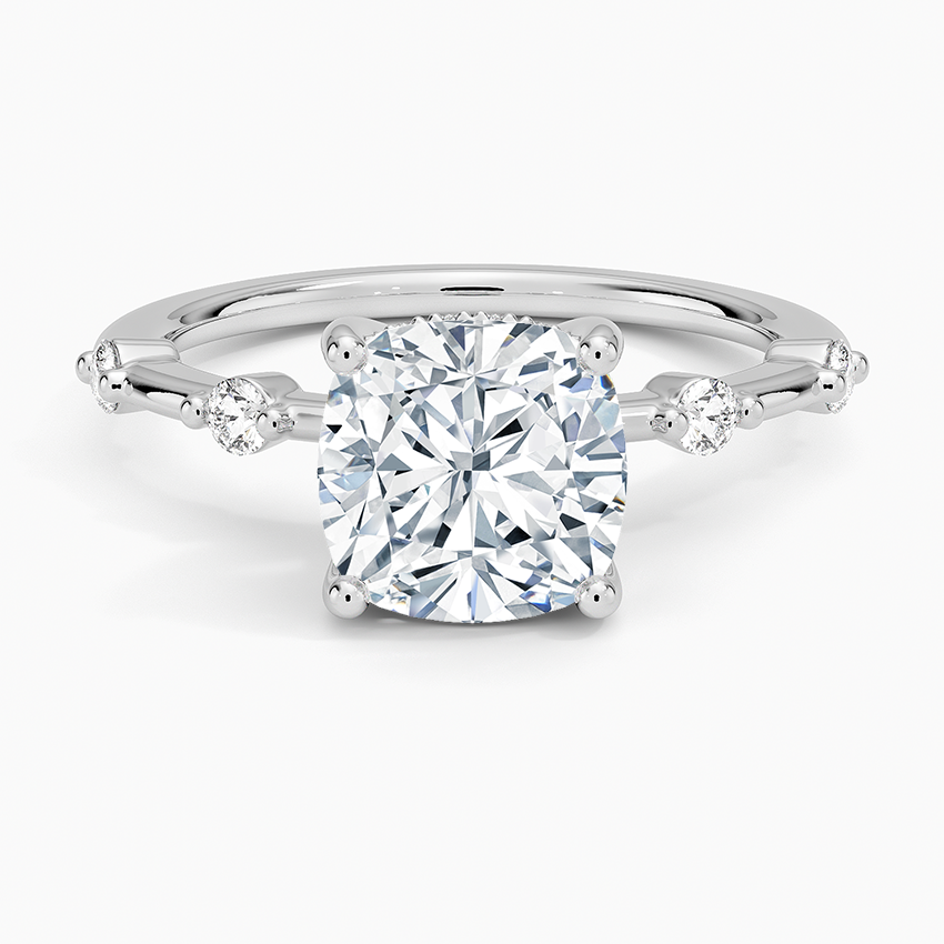 Aimee Hidden Halo Diamond Engagement Ring