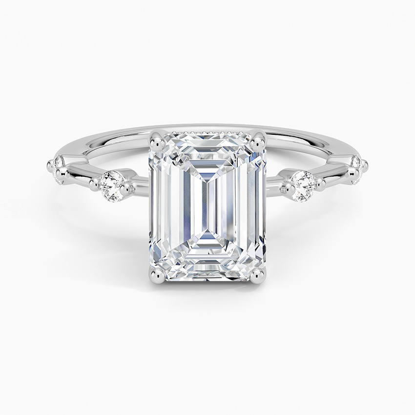 Aimee Hidden Halo Diamond Engagement Ring