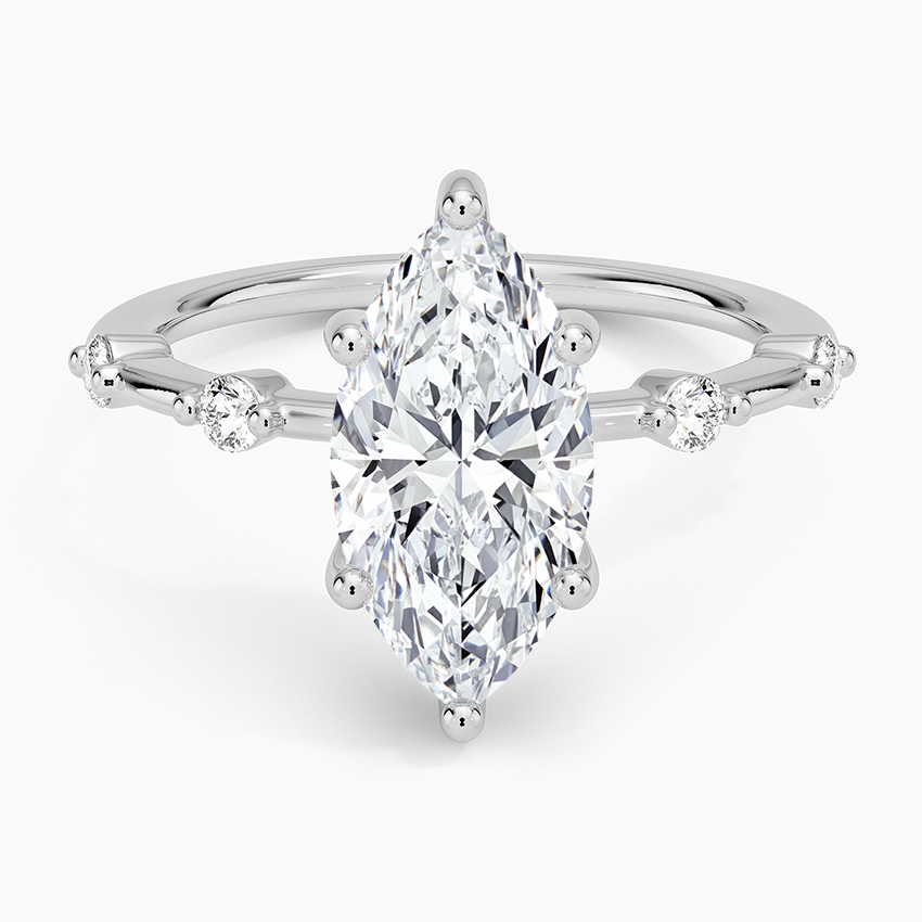 Aimee Hidden Halo Diamond Engagement Ring