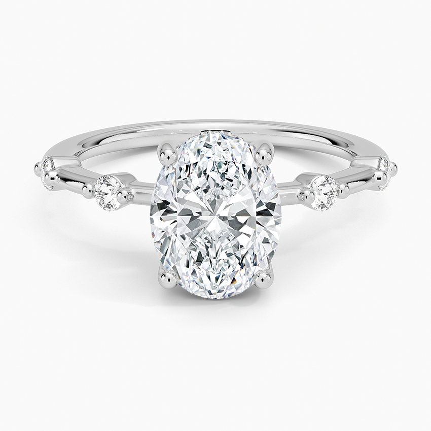 Aimee Hidden Halo Diamond Engagement Ring