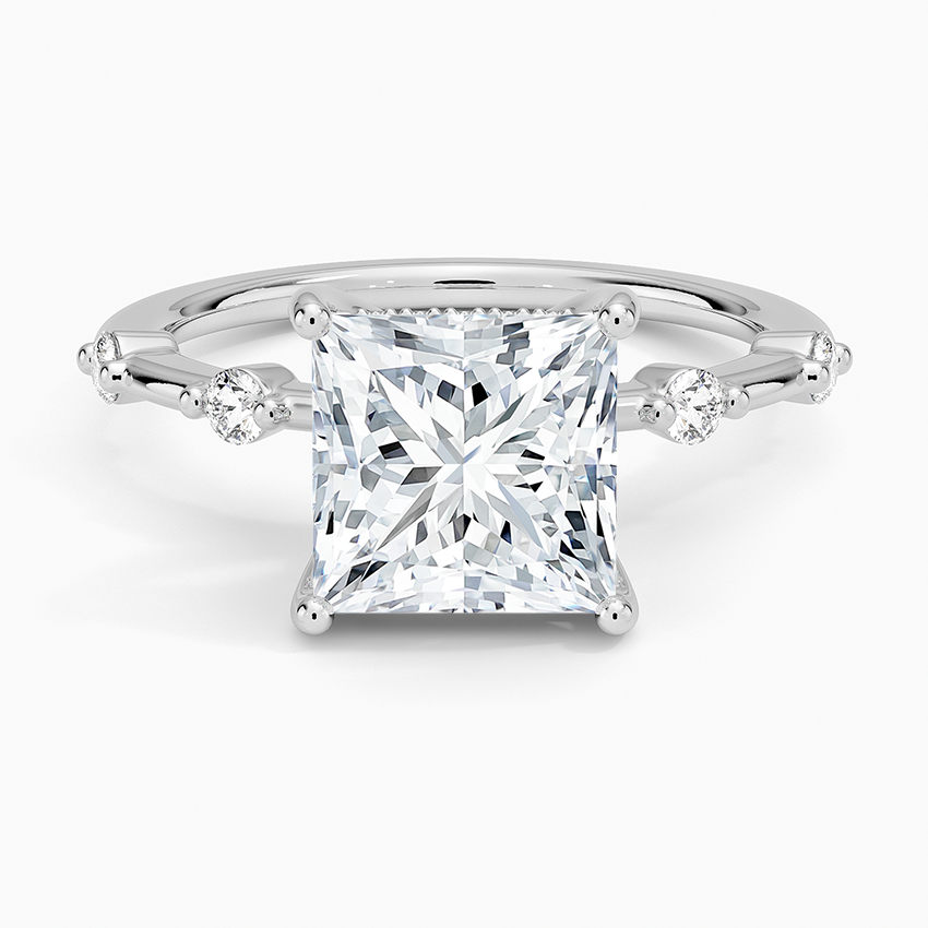 Aimee Hidden Halo Diamond Engagement Ring