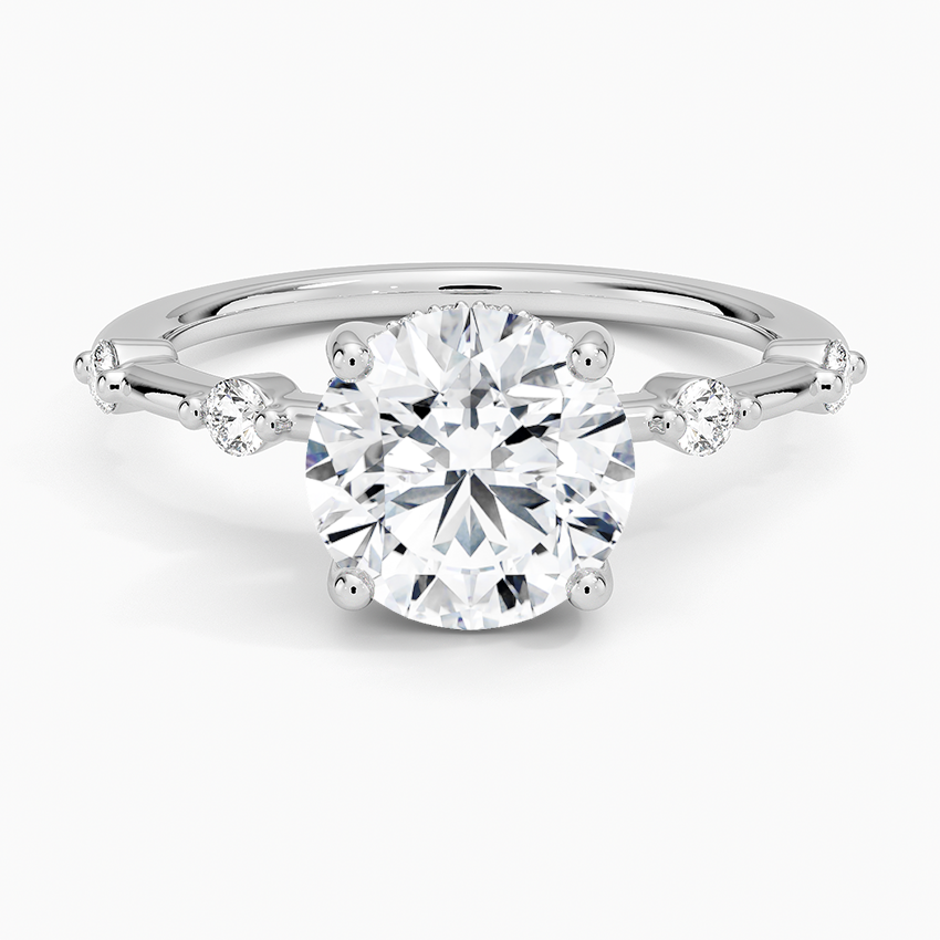 Aimee Hidden Halo Diamond Engagement Ring