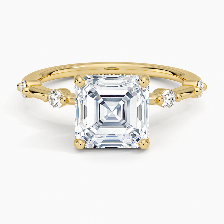 Aimee Hidden Halo Diamond Engagement Ring