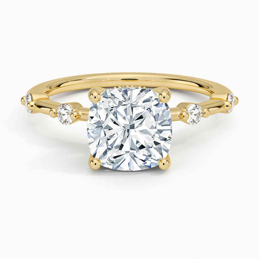 Aimee Hidden Halo Diamond Engagement Ring