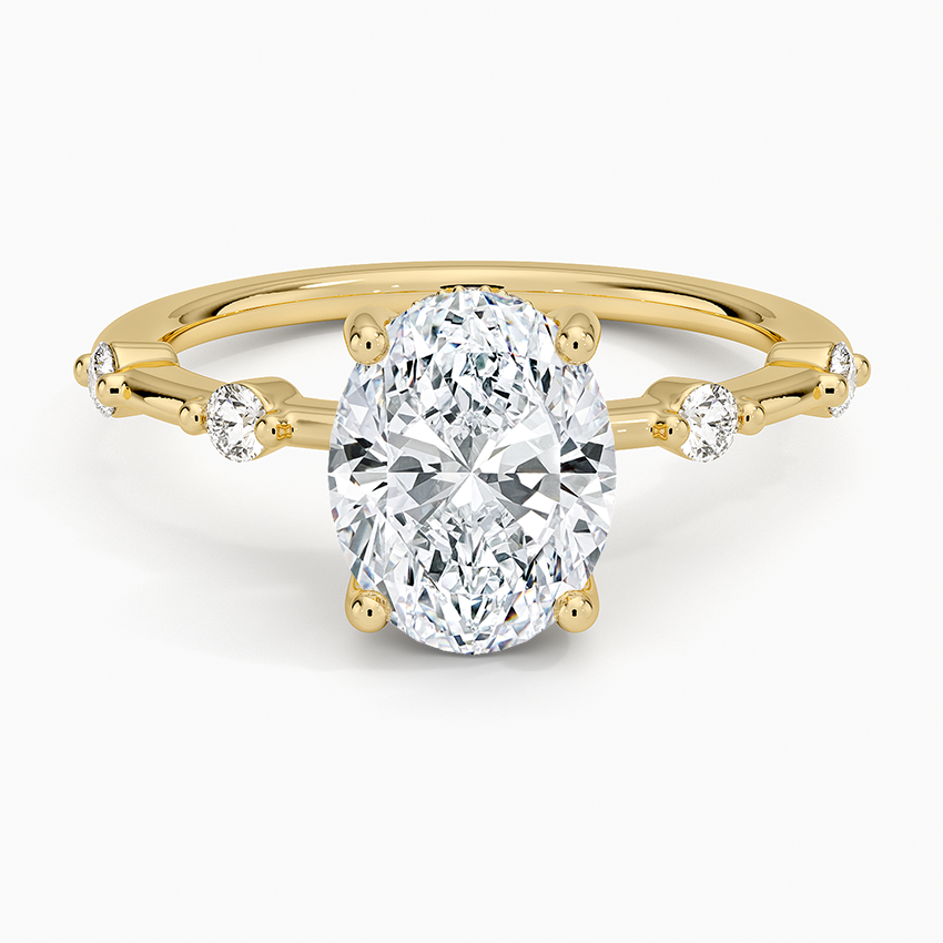 Aimee Hidden Halo Diamond Engagement Ring