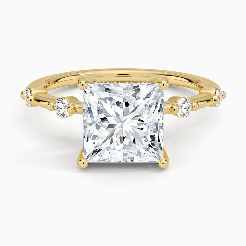 Aimee Hidden Halo Diamond Engagement Ring