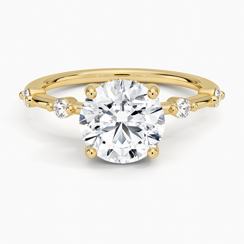 Aimee Hidden Halo Diamond Engagement Ring