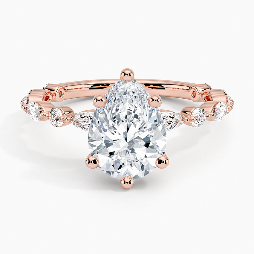 Versailles Three-Quarter Coverage Diamond Engagement Ring