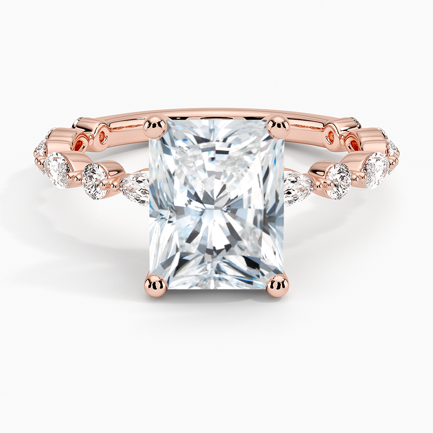 Versailles Three-Quarter Coverage Diamond Engagement Ring