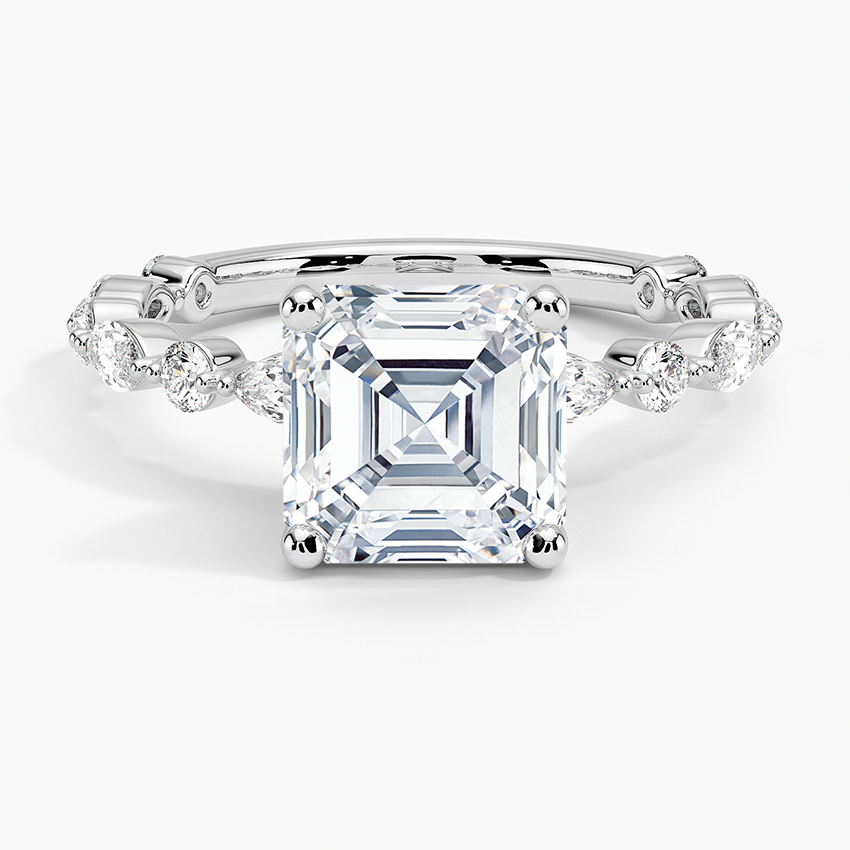 Versailles Three-Quarter Coverage Diamond Engagement Ring