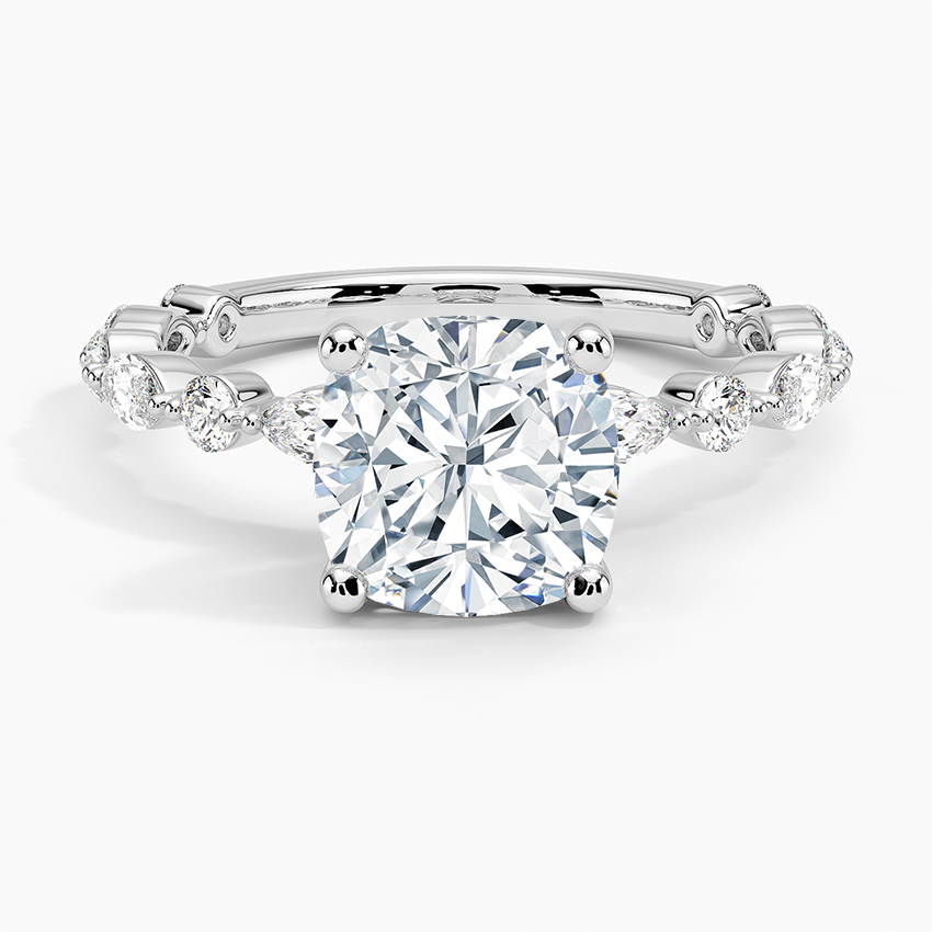 Versailles Three-Quarter Coverage Diamond Engagement Ring