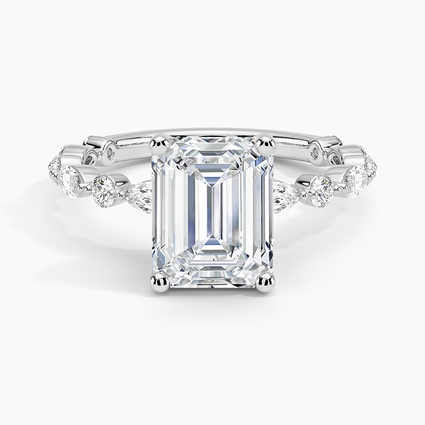 Versailles Three-Quarter Coverage Diamond Engagement Ring