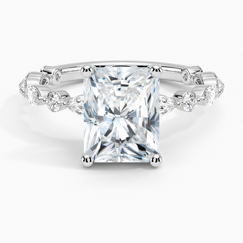 Versailles Three-Quarter Coverage Diamond Engagement Ring