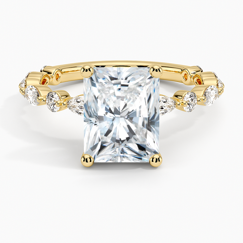 Versailles Three-Quarter Coverage Diamond Engagement Ring