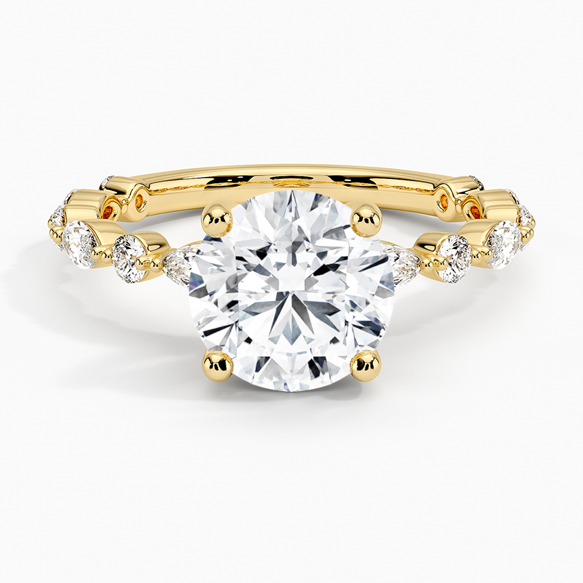 Versailles Three-Quarter Coverage Diamond Engagement Ring