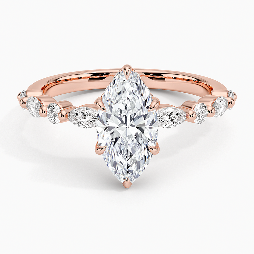 Versailles Hidden Halo Diamond Engagement Ring