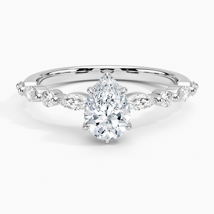 Versailles Hidden Halo Diamond Engagement Ring