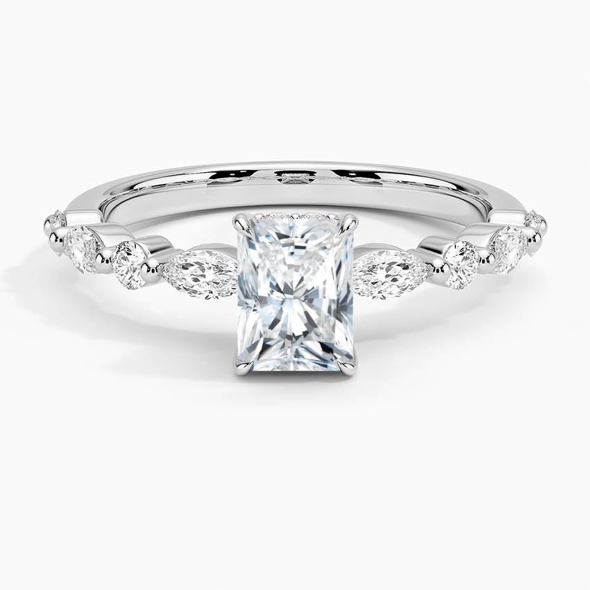 Versailles Hidden Halo Diamond Engagement Ring