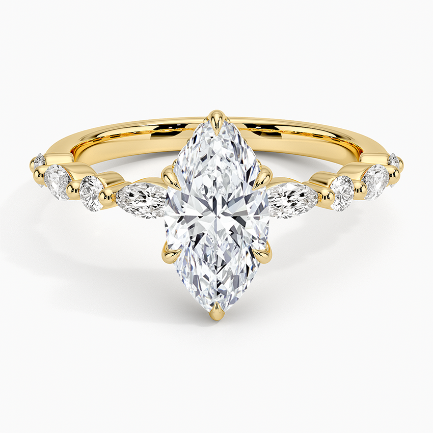 Versailles Hidden Halo Diamond Engagement Ring