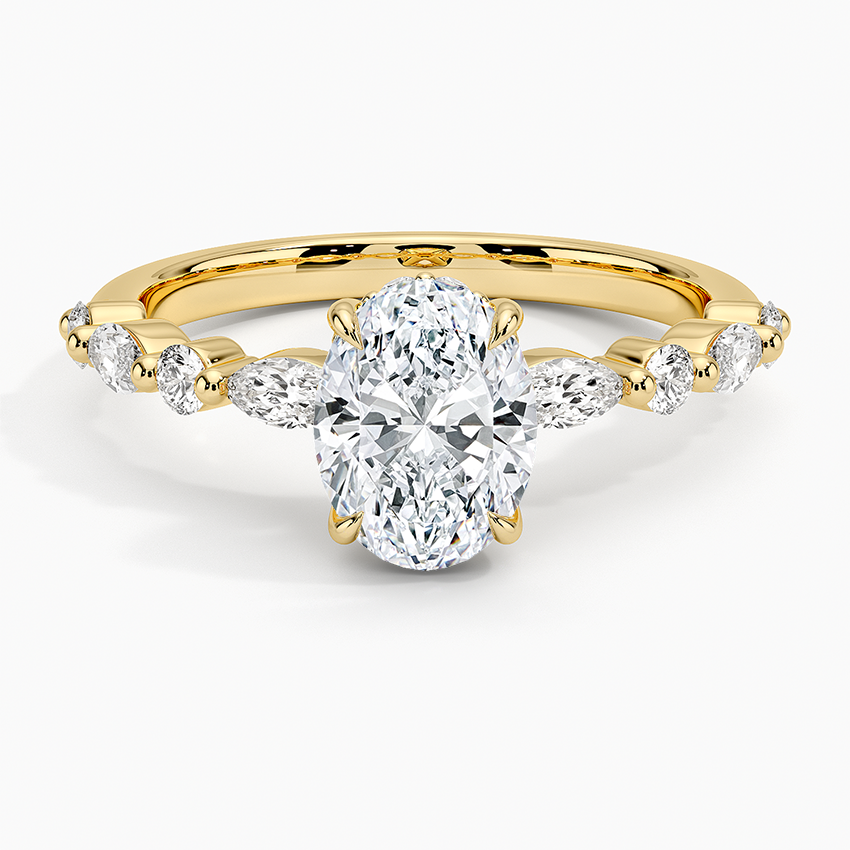 Versailles Hidden Halo Diamond Engagement Ring