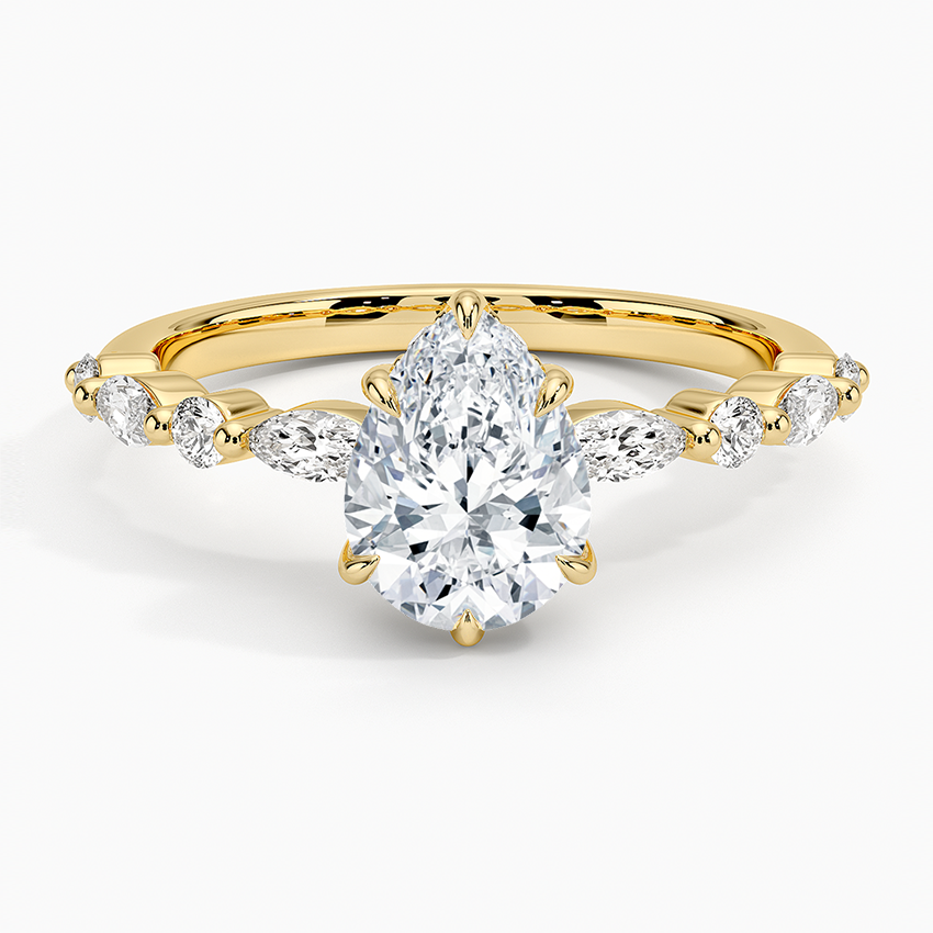 Versailles Hidden Halo Diamond Engagement Ring