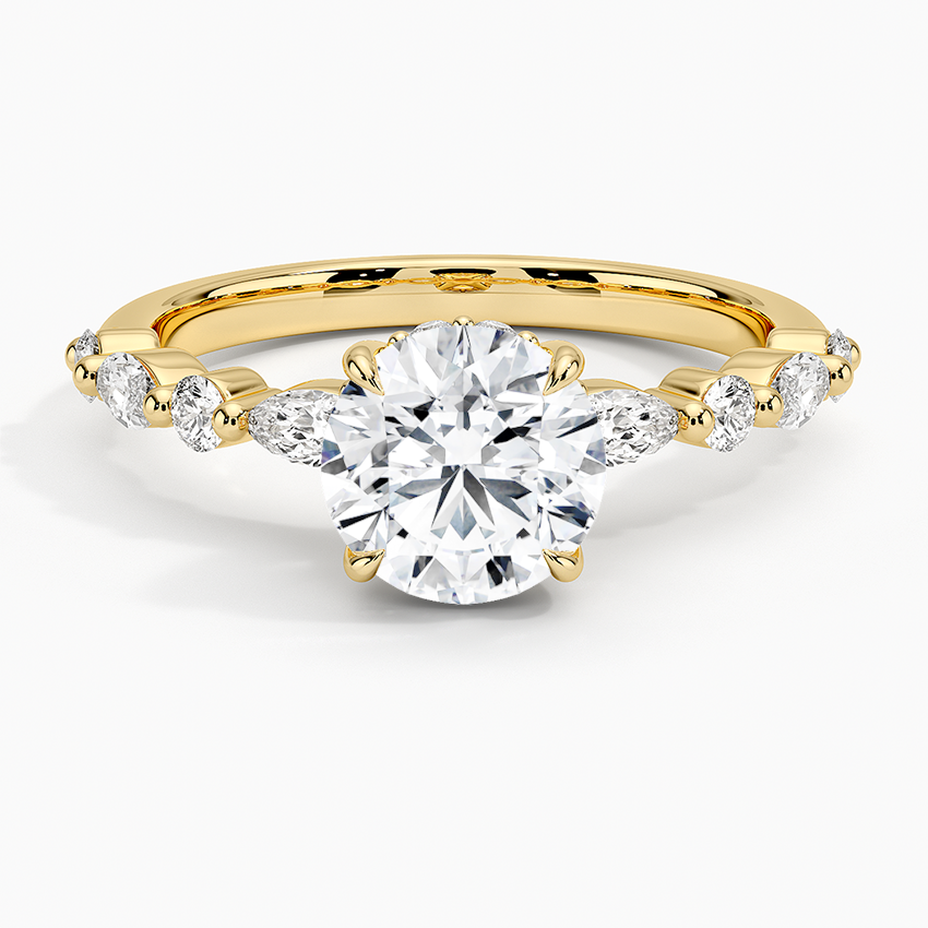 Versailles Hidden Halo Diamond Engagement Ring