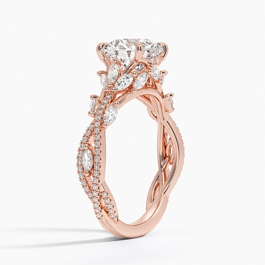 Luxe Secret Garden Diamond Engagement Ring