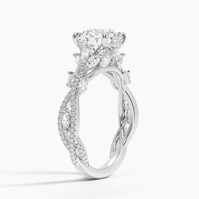 Luxe Secret Garden Diamond Engagement Ring